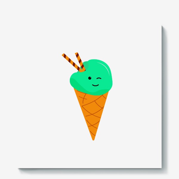 Холст «Веселое мороженое»