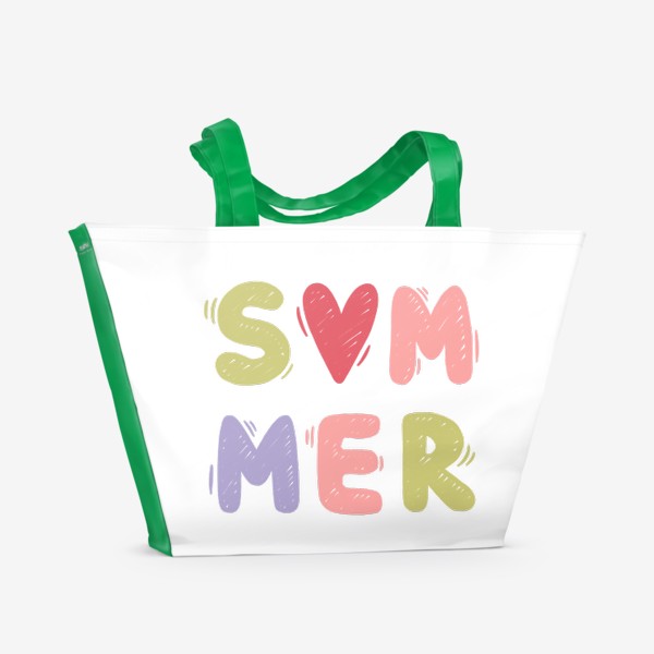 Пляжная сумка «Summer. Лето»