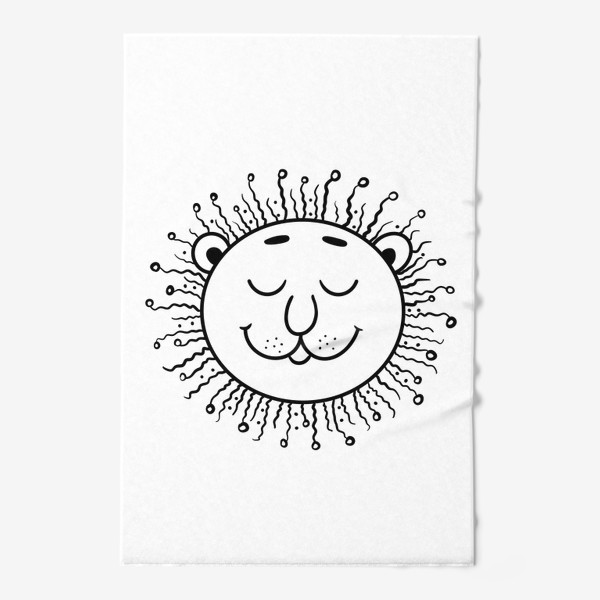 Полотенце «Добрый лев - солнце улыбается»
