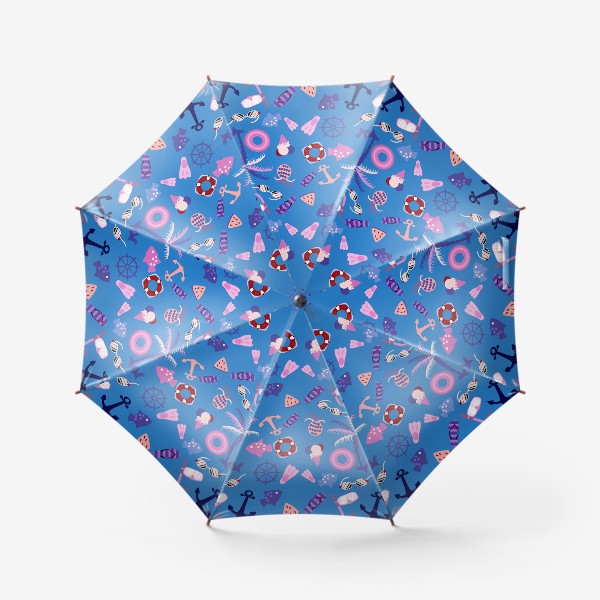 Зонт «Синий пляж»