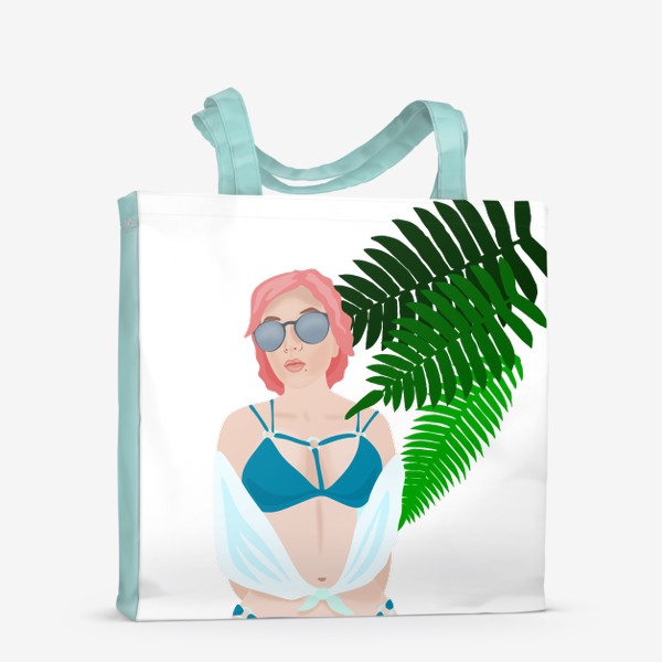 Сумка-шоппер «Девушка на пляже»