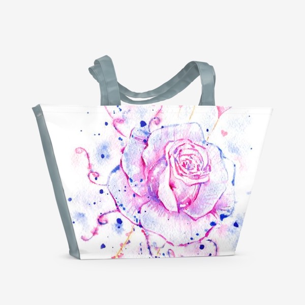 Пляжная сумка «Роза с письмом в подарок»
