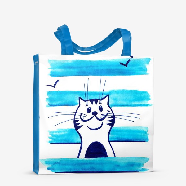 Сумка-шоппер «Морской кот»