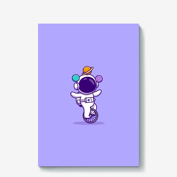 Холст «Космонавт-жонглер»