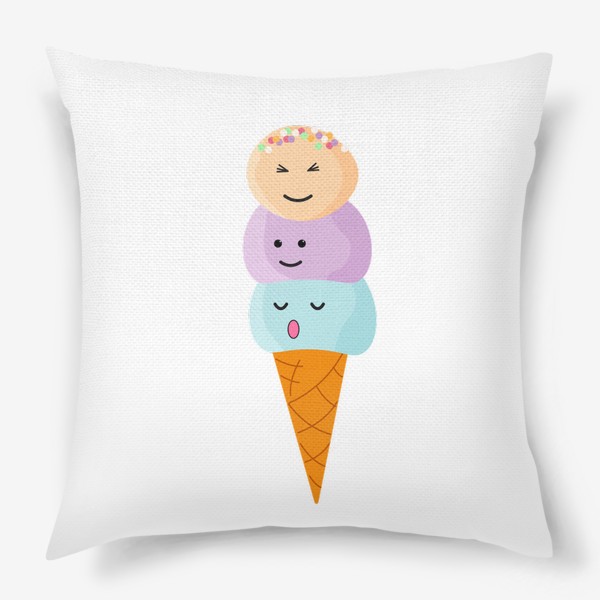 Подушка «Веселое мороженое»