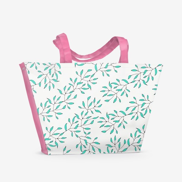 Пляжная сумка &laquo;Растительный лабиринт&raquo;
