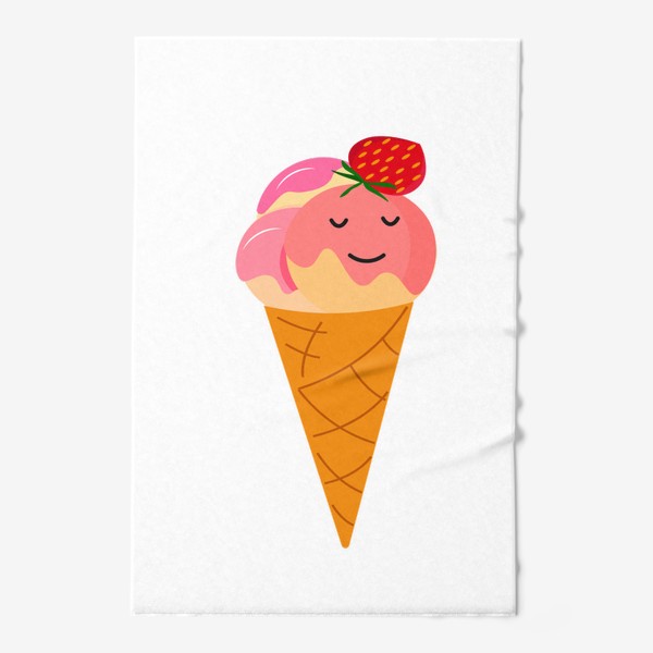 Полотенце «Клубничное  мороженое»
