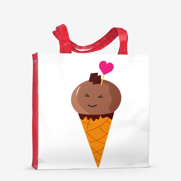 Сумка-шоппер «Шоколадное мороженное»
