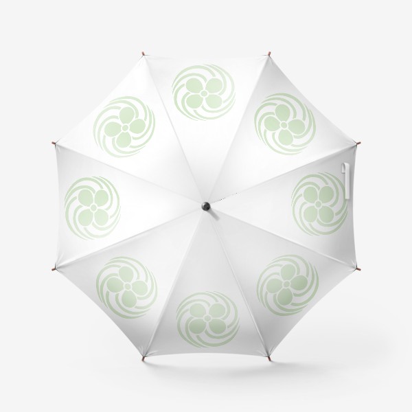 Зонт «Японский цветочный герб на каждый день. 12 января, цветок - лобулярия (Lobularia)»