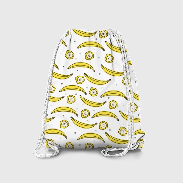 Рюкзак «Бананы целые и дольками»