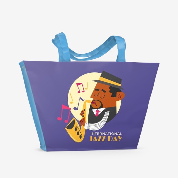 Пляжная сумка «День джаза»