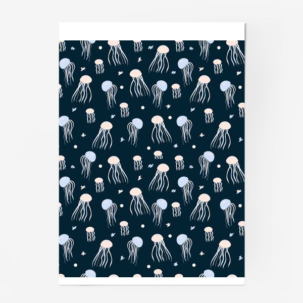 Постер «Медузы  в море»
