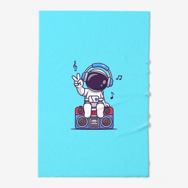 Полотенце «Космонавт-музыкант»