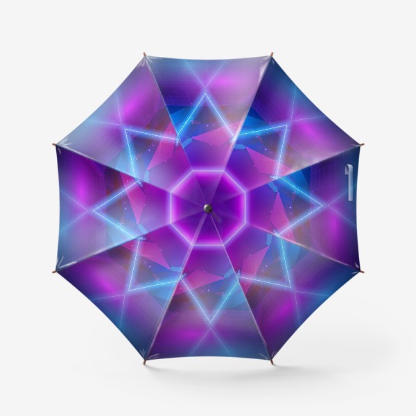 Зонт «неоновый треугольник»