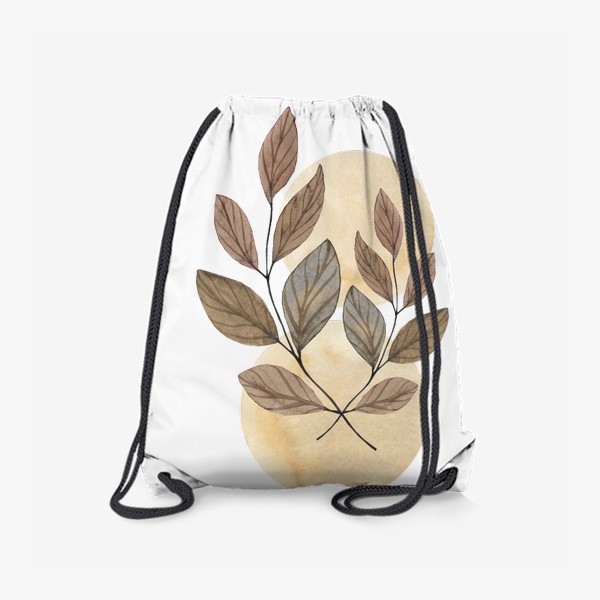 Рюкзак «Цветы веточка геометрия »