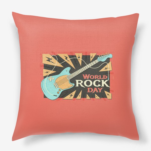 Подушка «World Rock Day»