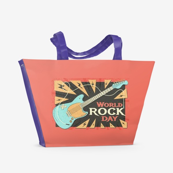 Пляжная сумка «World Rock Day»