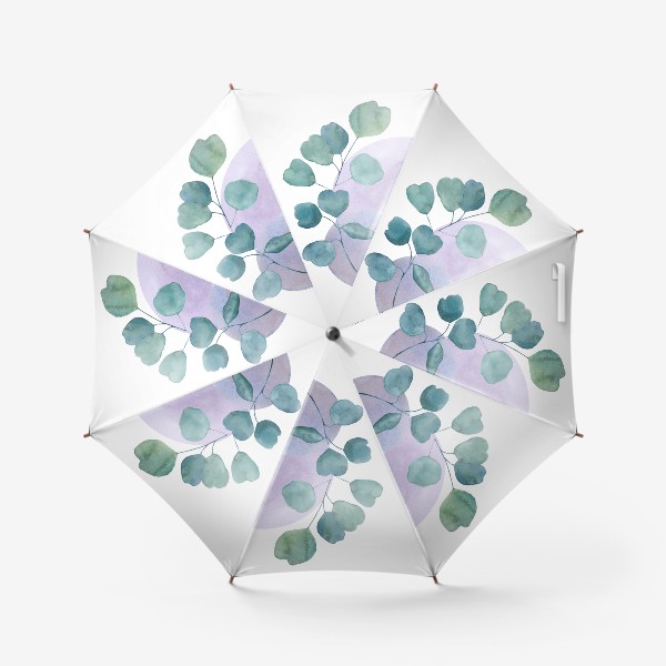 Зонт «эвкалипт абстракция геометрия»
