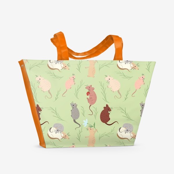 Пляжная сумка «Милые крысы»
