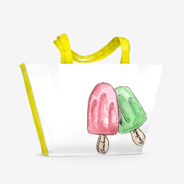 Пляжная сумка «Мороженка»