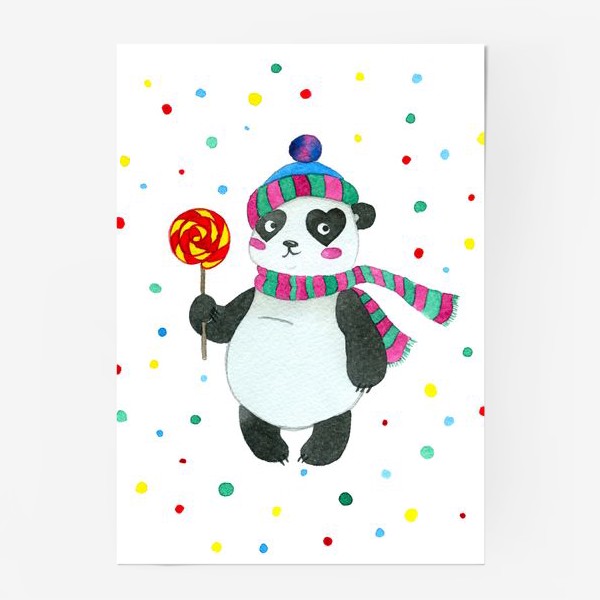 Постер «Панда. Зима»