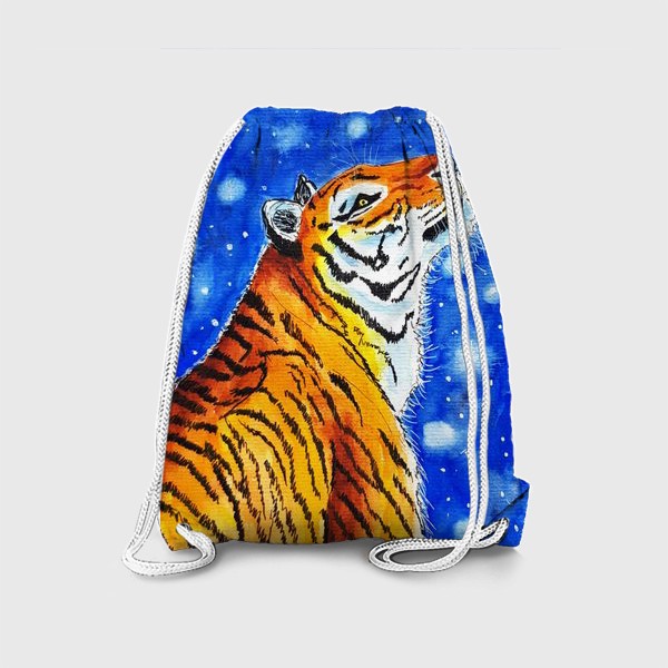 Рюкзак «Тигр на фоне звездного неба»