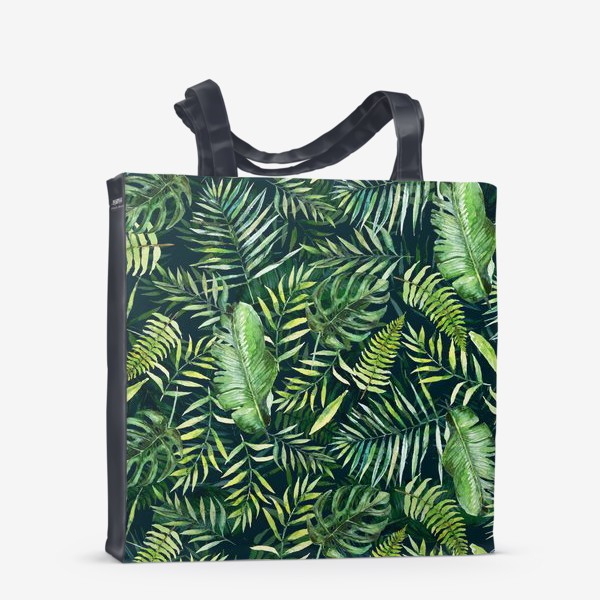 Сумка-шоппер &laquo;Тропический принт пальмовые листья&raquo;