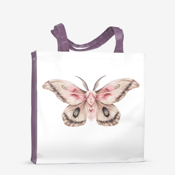Сумка-шоппер «Бежевая ночная бабочка»