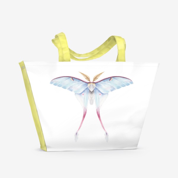 Пляжная сумка «Голубая ночная бабочка»