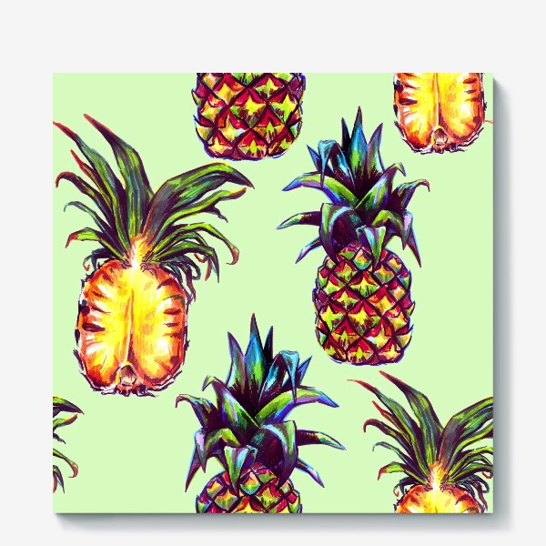 Холст «ананасы»