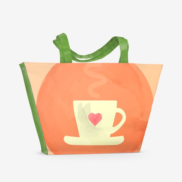 Пляжная сумка «чашка кофе»