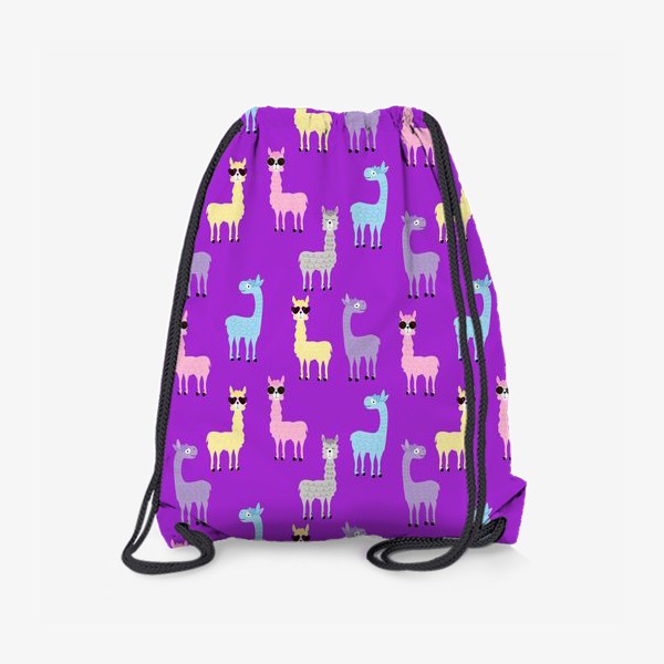 Рюкзак «Разноцветные ламы»