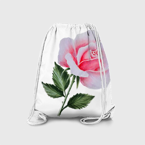 Рюкзак «Розовая роза, живопись»