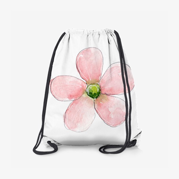 Рюкзак «Простой розовый цветок, Цветочный принт»
