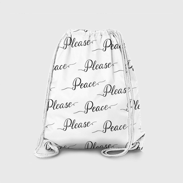 Рюкзак «Peace please. Мирный протест»