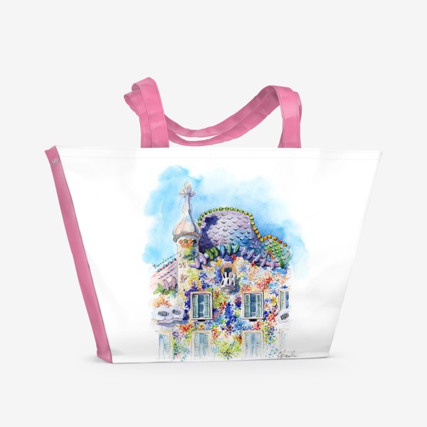 Пляжная сумка «Барселона Гауди»