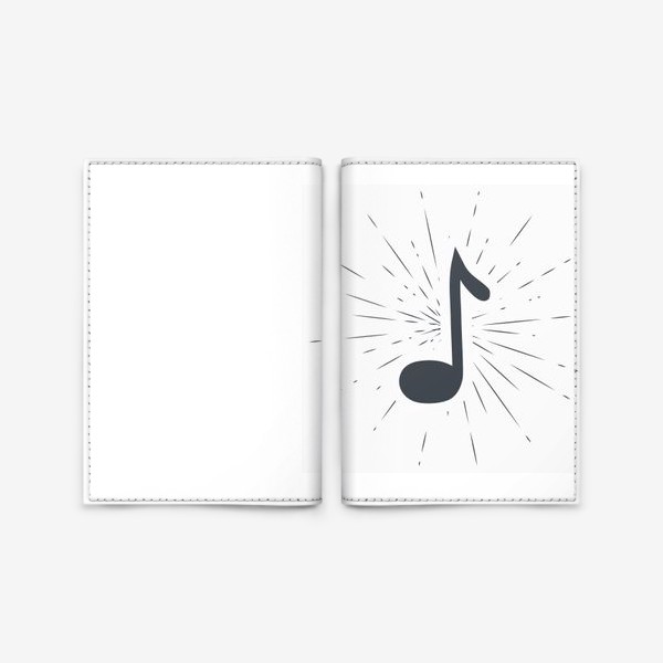 Обложка для паспорта «Нота, музыка. Профессия »