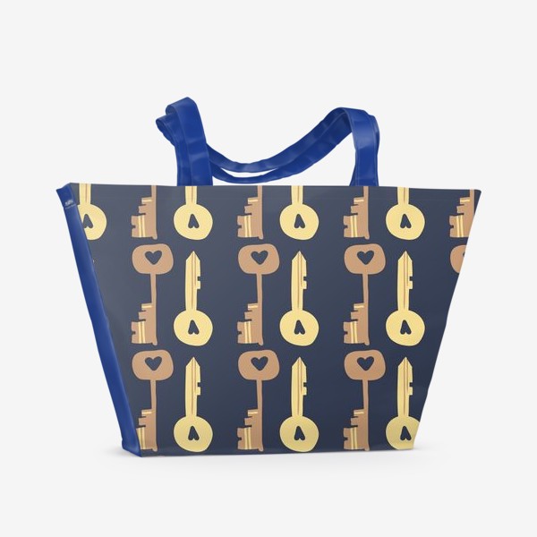 Пляжная сумка «Ключ от моего сердца»