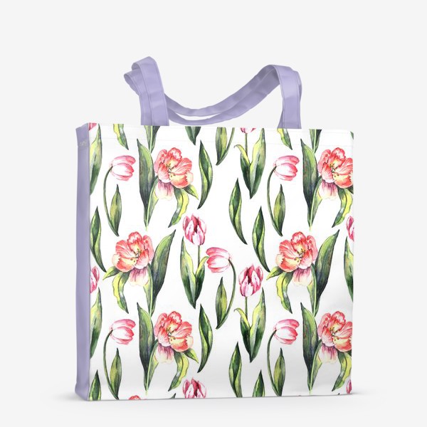 Сумка-шоппер «Весенние тюльпаны»