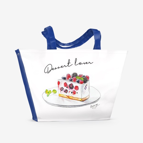 Пляжная сумка «Любитель десертов»