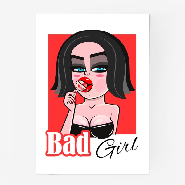 Постер «девушка»