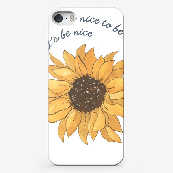 Чехол iPhone «Мотивация - It's nice to be nice, Let's be nice - эзотерика»