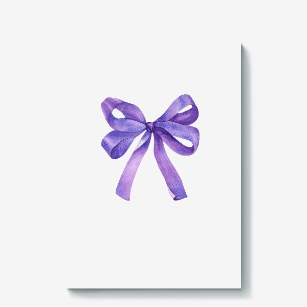 Холст «Фиолетовый Бант Подарок»