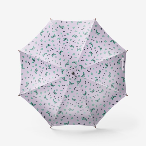 Зонт «Красочный принт с черникой»