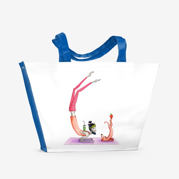 Пляжная сумка «Йога»