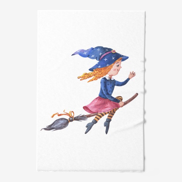 Полотенце «Милая ведьмочка на метле»