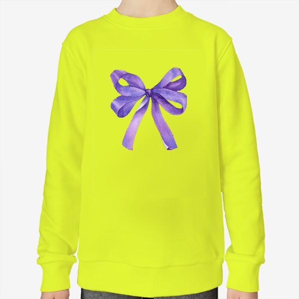 Свитшот «Фиолетовый Бант Подарок»