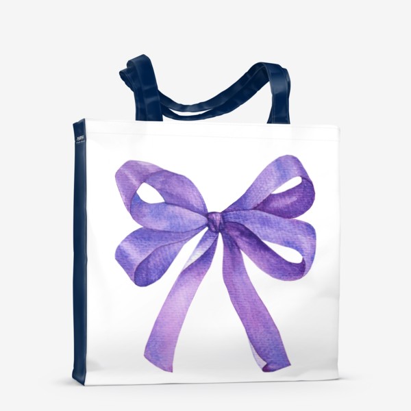 Сумка-шоппер «Фиолетовый Бант Подарок»