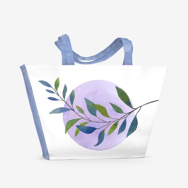 Пляжная сумка «Луна ботаника »