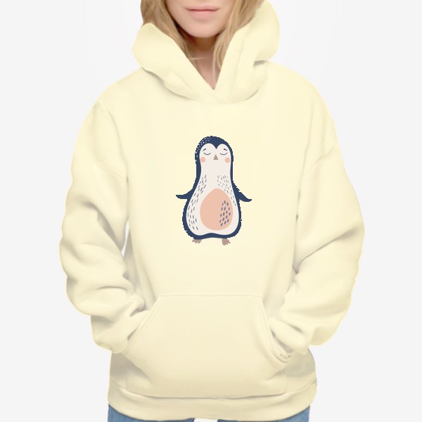 Худи «Мечтательнвый пингвин»